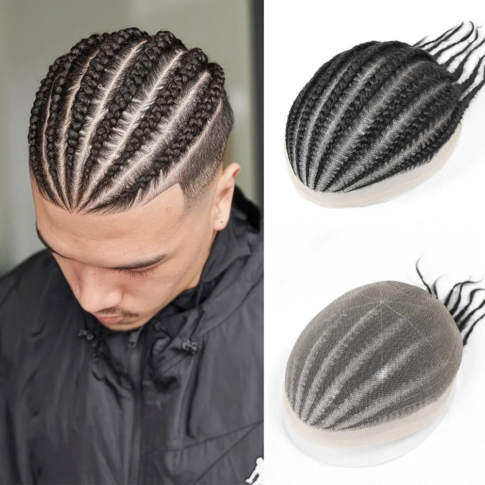The Jaxon — Cornrow Braid Hair System