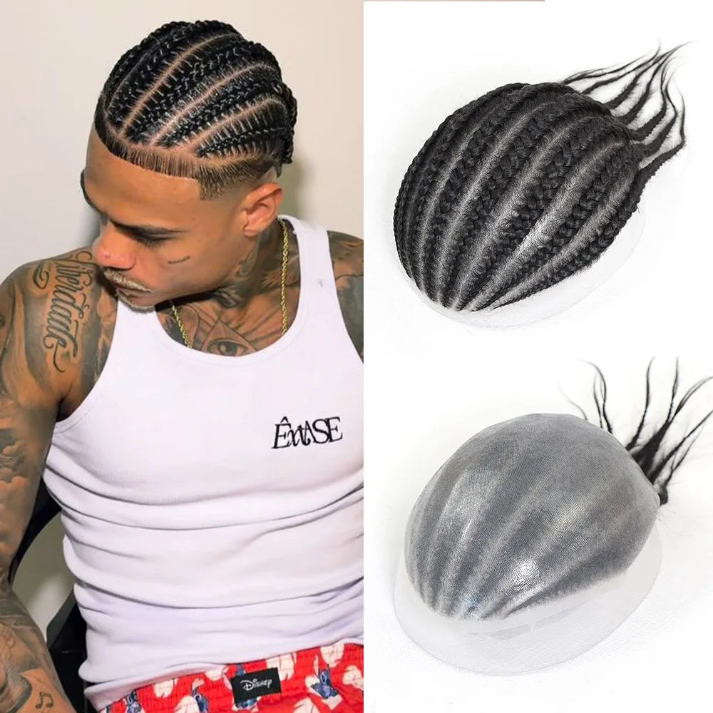 The Jaxon — Cornrow Braid Hair System