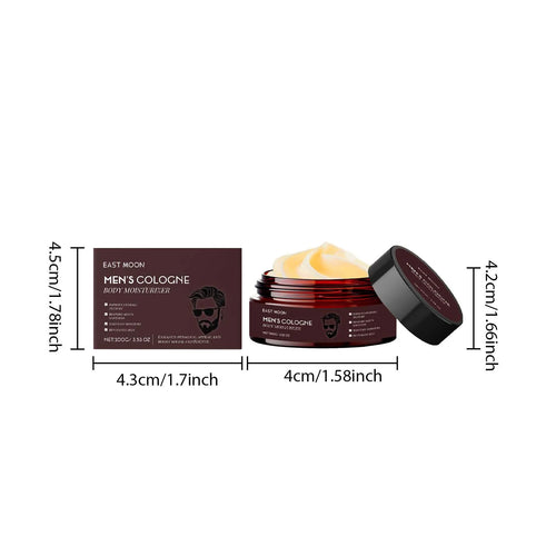 Men's Cologen Body Moisturizer Deep Nourishmen Long-Lasting Fragrance Fast Absorb Non-Greasy Woody Scented Body Lotion Skin Care