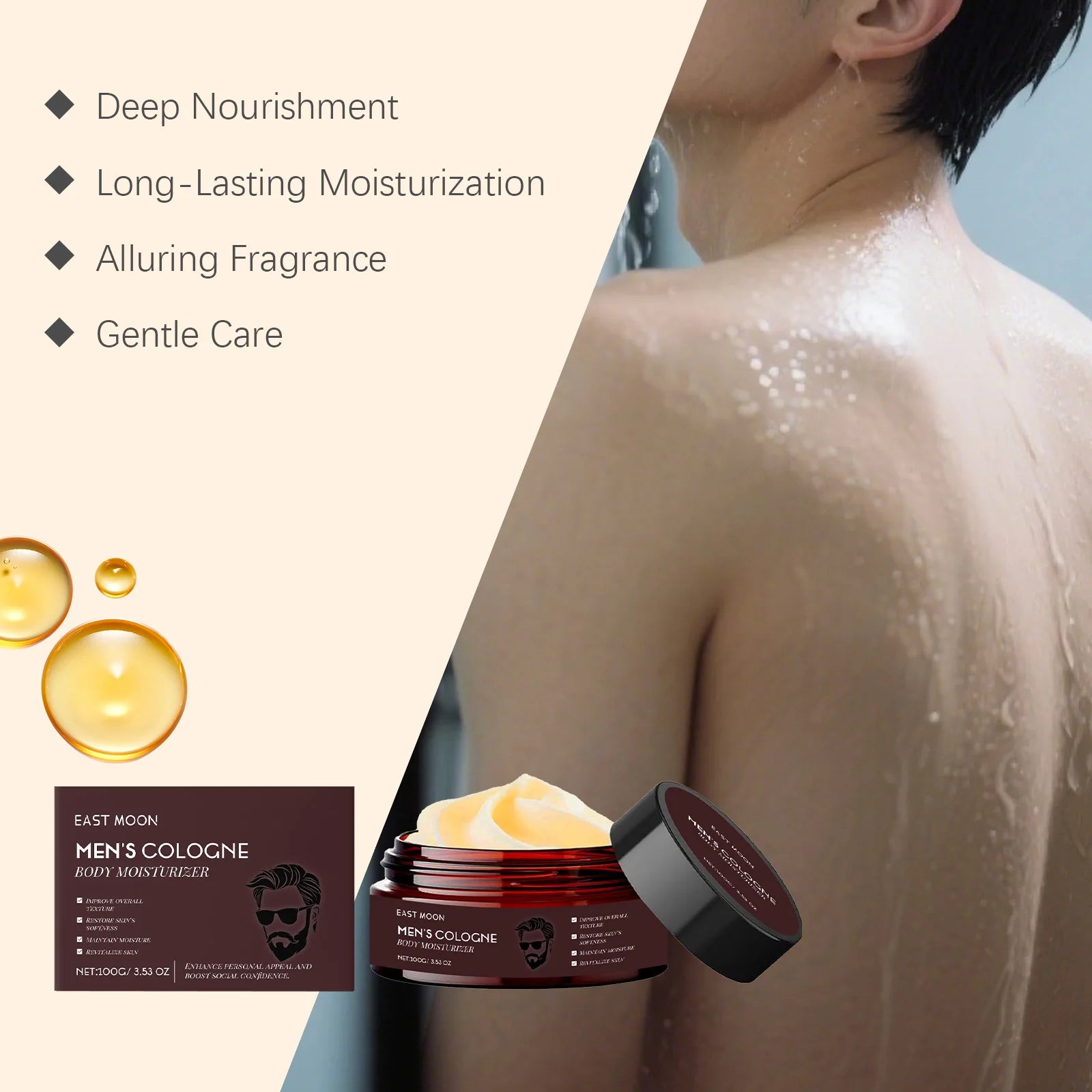 Cologen Men's Body Moisturizer — Woody Scent