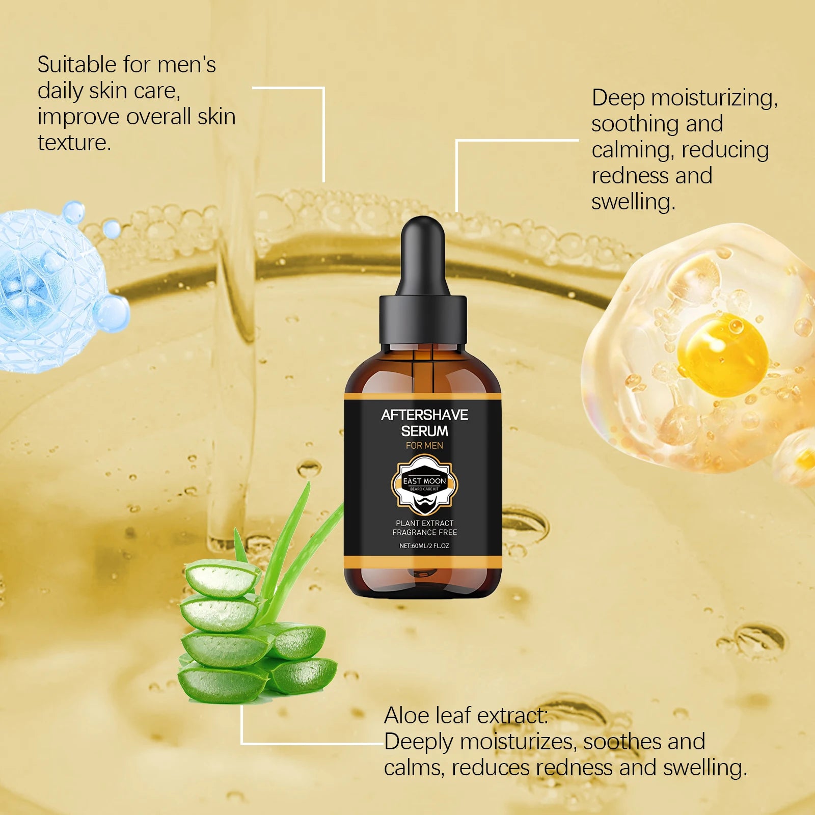 Men's After-Shave Face Serum — Soothing &amp; Moisturizing