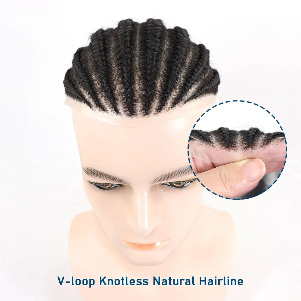 The Jaxon — Cornrow Braid Hair System