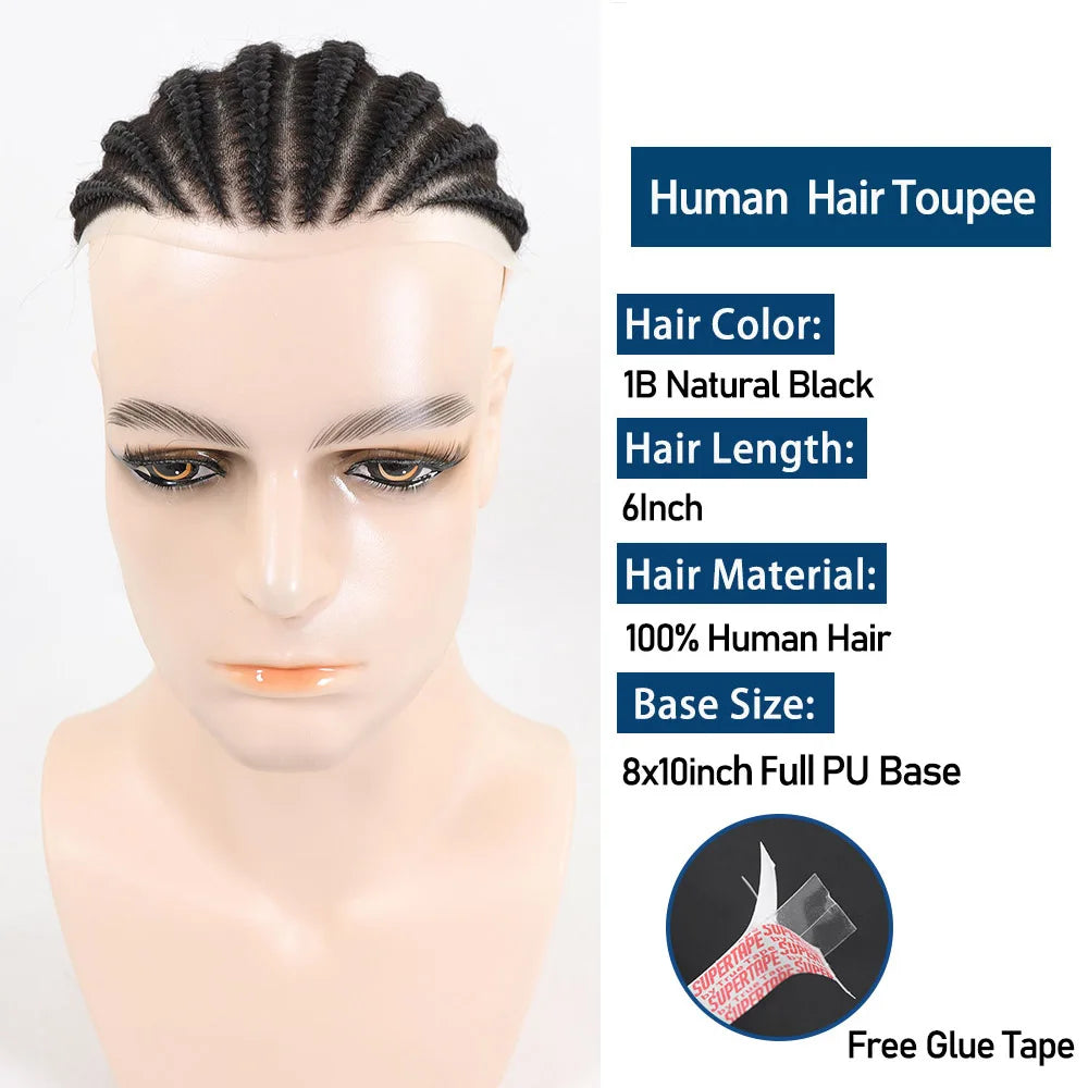 The Jaxon — Cornrow Braid Hair System