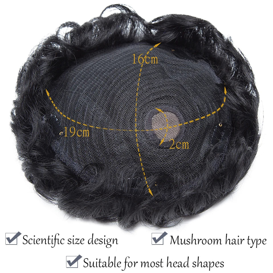 The Griffin — Natural Hairline Hair System