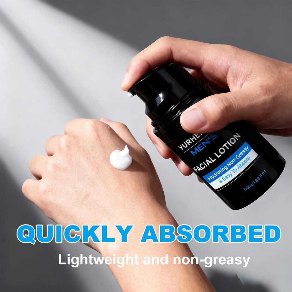 Yurhersu Men's Facial Lotion — Daily Hydrating Moisturizer