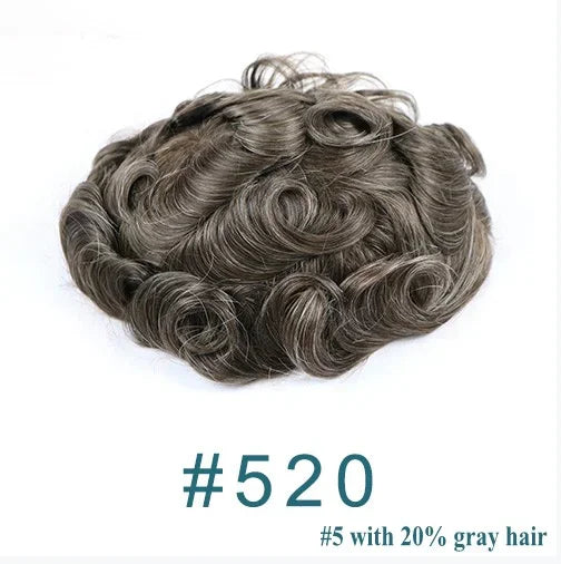 The Vincent — Swiss Lace Front Hair System by Mane Legend