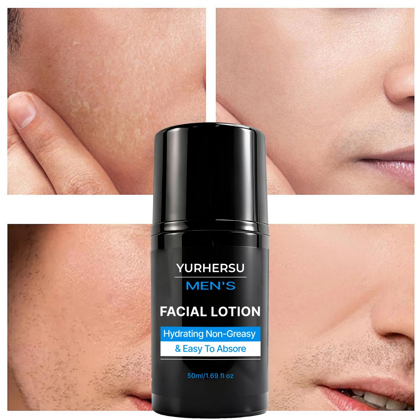 Yurhersu Men's Facial Lotion — Daily Hydrating Moisturizer