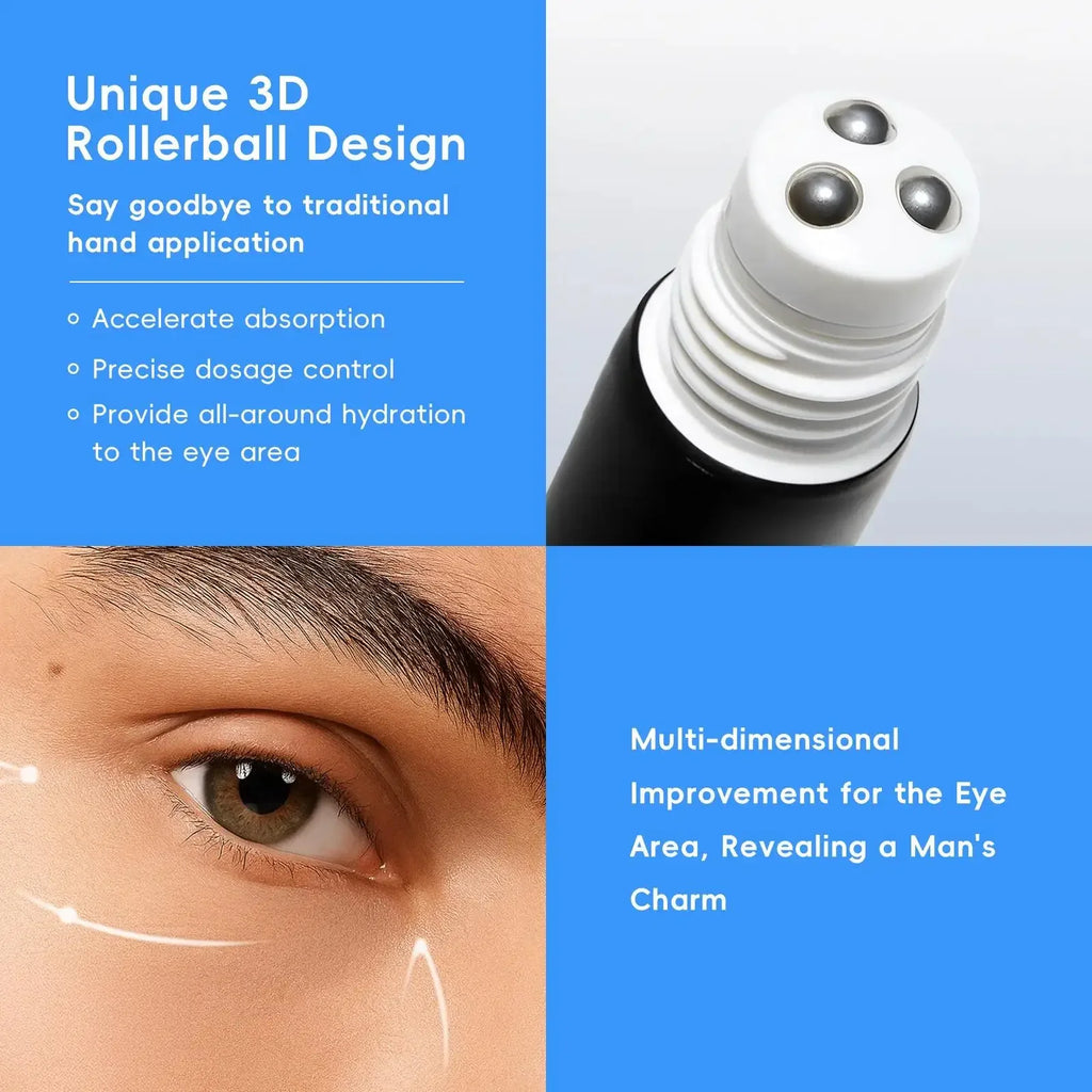 Laikou Men's 3D Rollerball Eye Cream — 20g