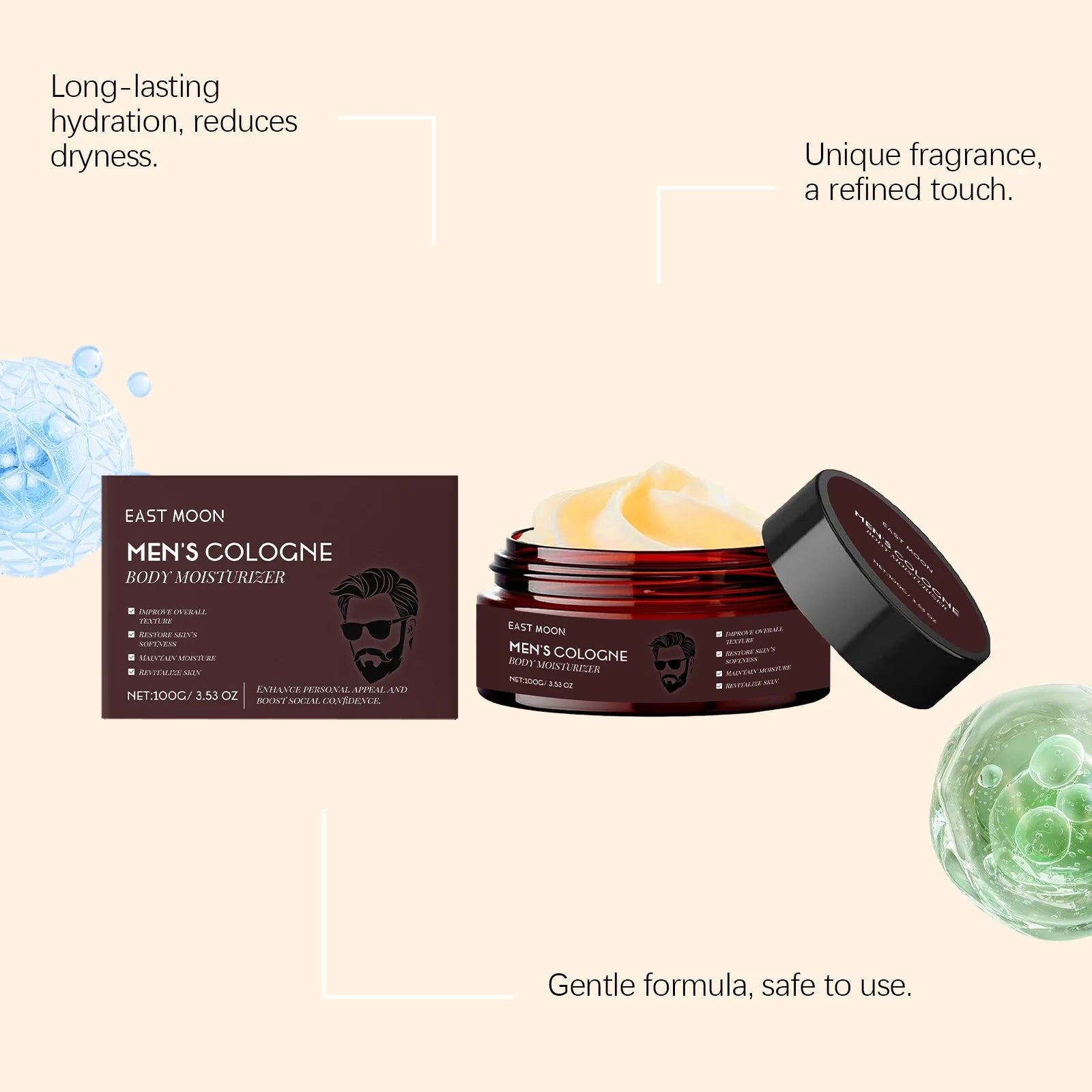 Cologen Men's Body Moisturizer — Woody Scent